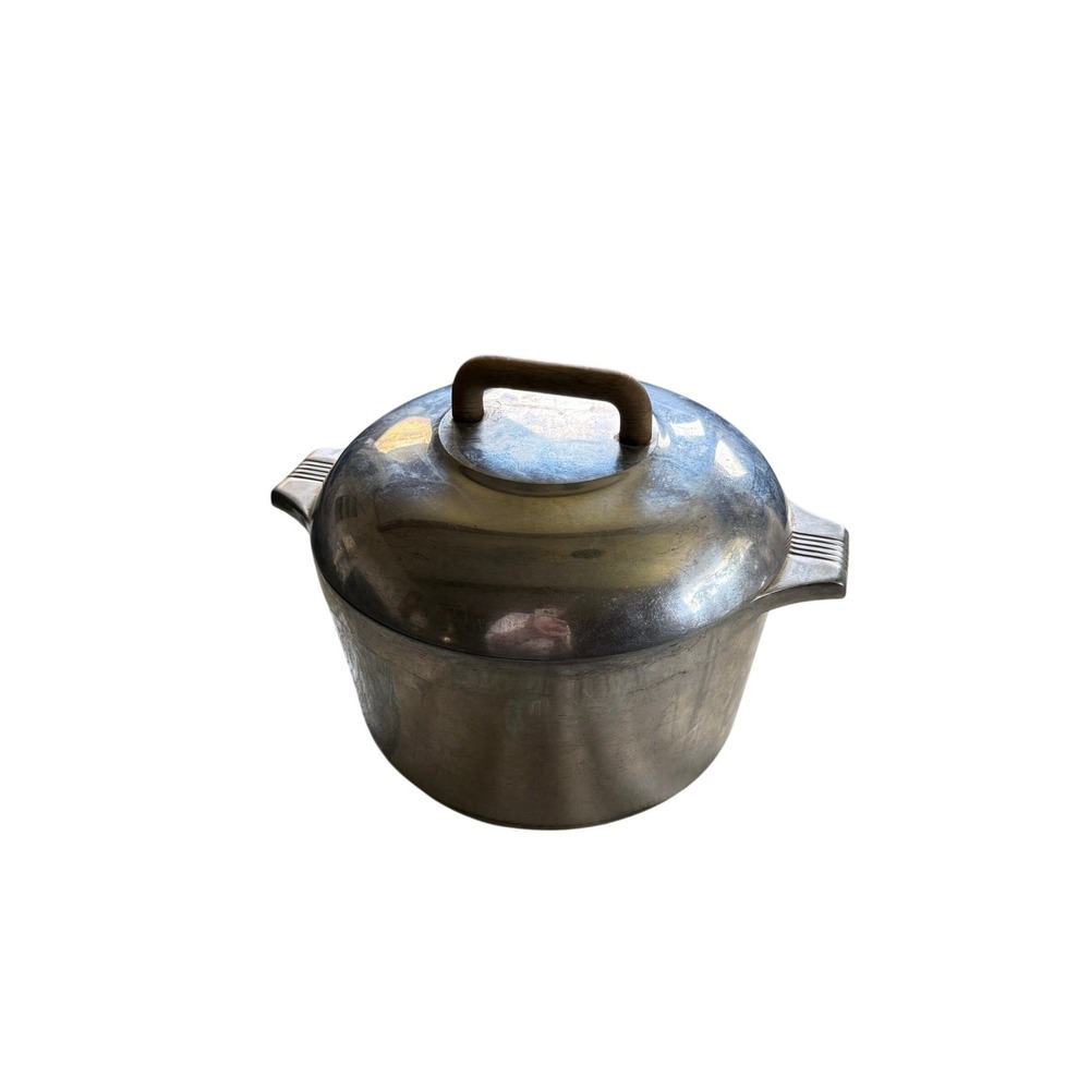 Wagner Ware Sidney -O- Magnalite 4249 Dutch Oven 6 QT Stock Pot with Lid Vintage